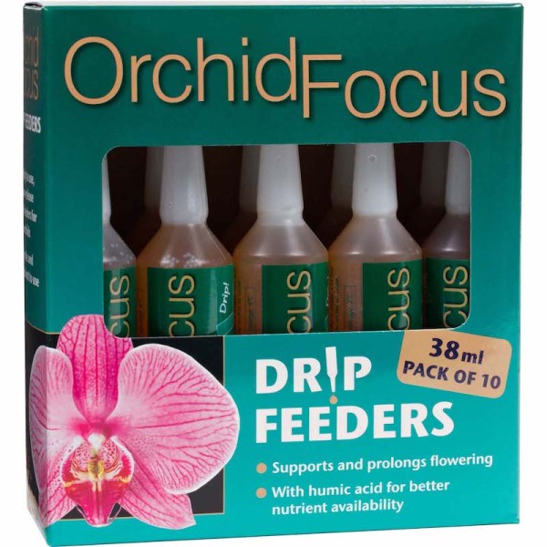 Orchid Focus Drip Feeders 38 ml x10 slight left 800x800